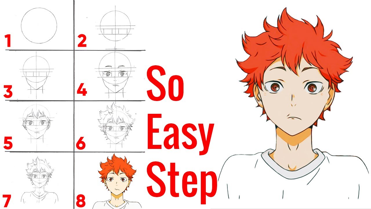 Anime Haikyuu Volleyball Haikyuu Drawings Easy