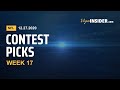 Gods of Odds - NFL Week 17 Picks and Predictions, Vegas ...