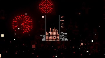 Secret 1998 level on Tetris Effect