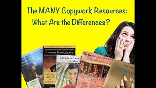 FAQ's Answered:  The MANY Copywork Resources