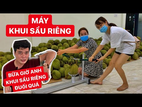 Video Anh Khương Dừa được tặng máy khui sầu riêng, từ nay... - youtube