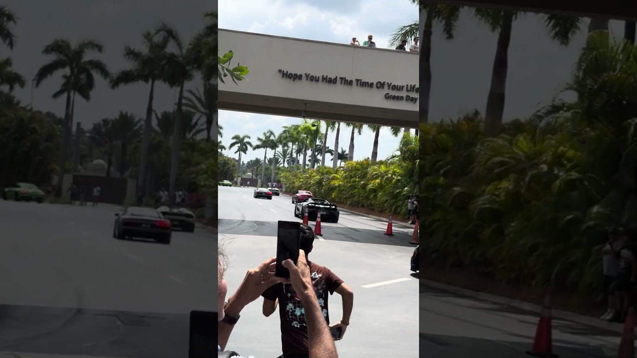 Exotic/Luxury Car Show in Hard Rock Parking Lot, Miami/Florida. Best Luxury Cars. Noisy cars
