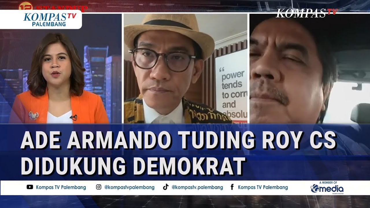 Ade Armando Ungkap Alasan Tuding Roy Cs Didukung Demokrat, Ini Respons Refly Harun