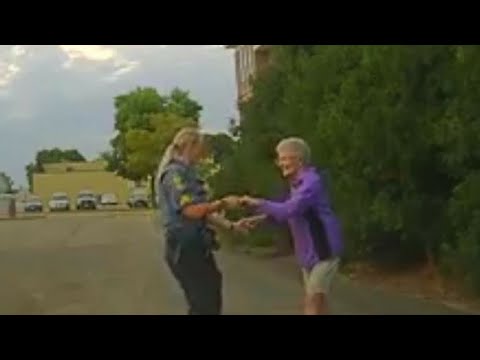 Cop Pulls Over to Dance with 92-Year-Old Woman