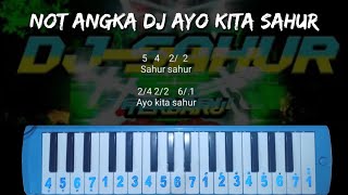 Download lagu Not Pianika DJ Sahur (Ayo Kita Sahur)