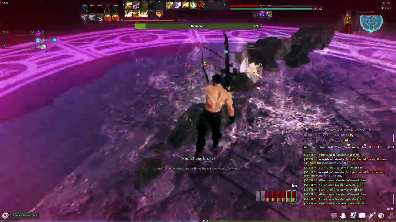 Vindictus: Hell Neamhain Trio - Teide Hurk POV