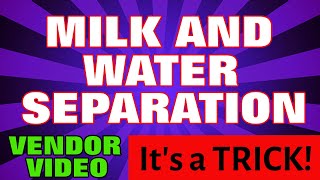 Milk and Water Separation Magic Trick