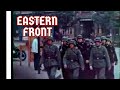 Ww2 eastern front nazi germnay advance in soviet russia ukraine  color footage