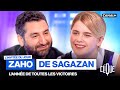 Zaho de sagazan la vedette des victoires de la musique 2024 est sur le plateau de clique  canal