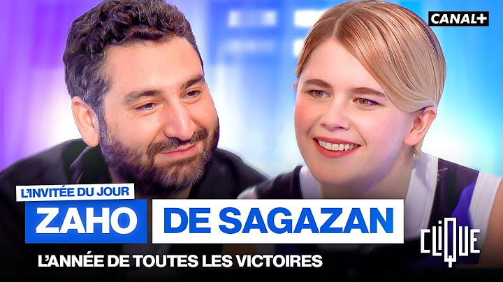 Zaho de Sagazan, la vedette des Victoires de la musique 2024, est sur le plateau de Clique - CANAL+