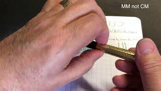 Old Guy s Gentleman Flex Fountian Pens Waterman 0552 Review