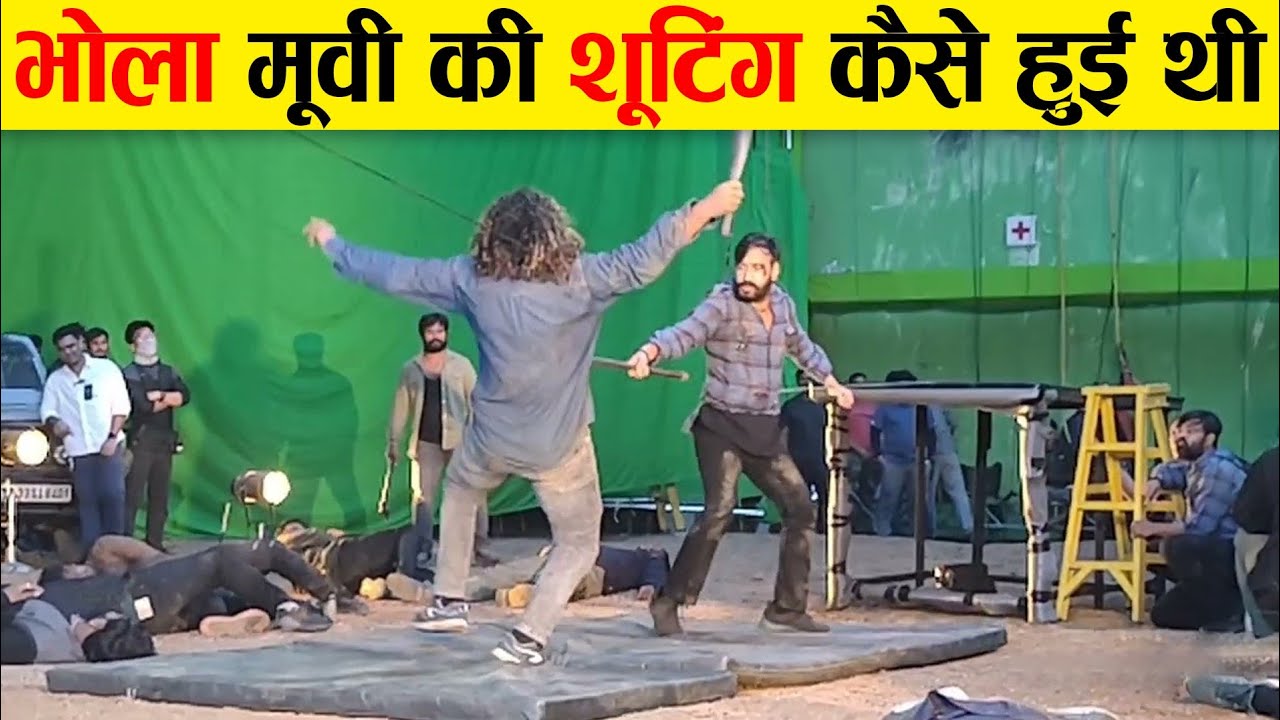 Bholaa Movie Behind the Scenes | Bhola Movie Shooting | Ajay Devgan Movie Bholaa Making