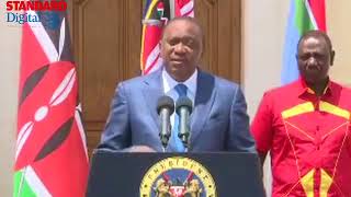 Uhuru Kenyatta's full speech at State House