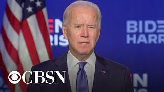 CBS News projects Joe Biden the winner of the U.S. presidential election