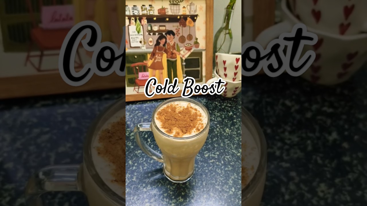 COLD BOOST ❄️ - A 5-Minute Recipe for Happiness! Cool, Creamy, and Totally Crave-Worthy! Must Try 😍