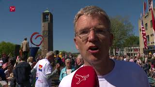 Lopers AV NOP brengen bevrijdingsvuur