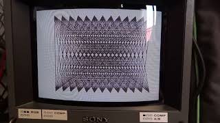 Sinclair ZX81 with Memopak HRG Hires Graphics from 1982 - Diagonal