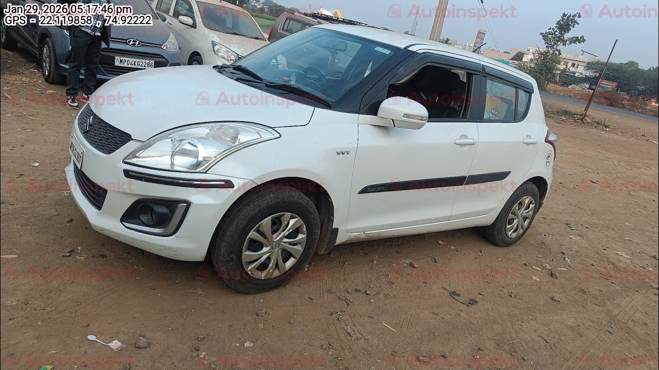 MARUTI SUZUKI SWIFT VXI CAR CHASSIS NUMBER OR VIN PLATE LOCATION 