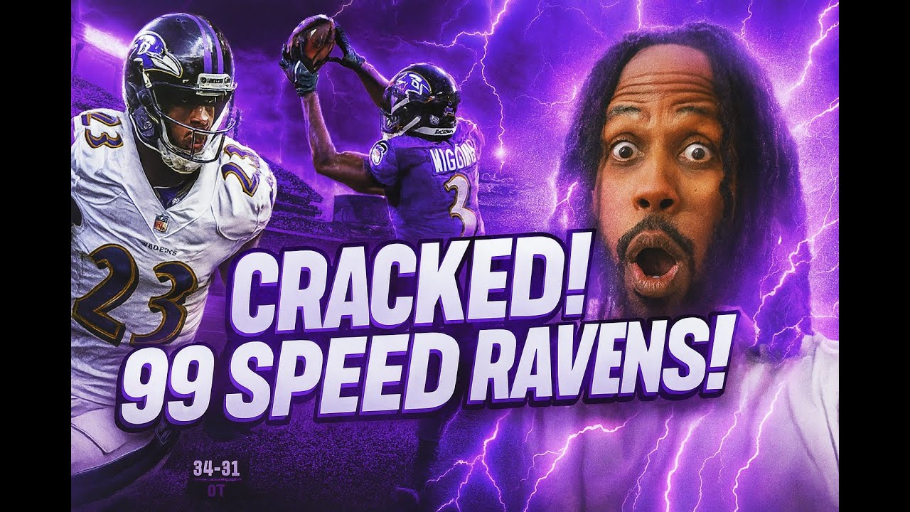 99 SPEED Baltimore Ravens Тематическая команда ИГРА ГОДА!