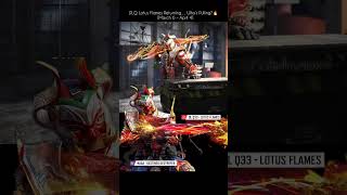 MYTHIC DLQ LOTUS FLAMES RETURNS #codm #codmobile #ytshorts