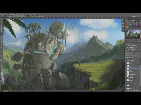 . Photoshop Tutorials - Matte Painting Walkthrough Part . Photoshop Tutorials - Matte Painting Walkthrough Part