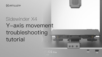 Artillery Sidewinder X4 | Y-axis movement troubleshooting tutorial