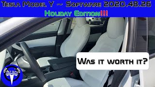Holiday Update 2020.48.26 for my Tesla Model Y Long Range AWD Dual Motor!