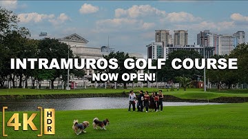 NOW OPEN TO EVERYONE! The Much-Needed PARK in Manila - INTRAMUROS GOLF COURSE | Free Entrance | Tour