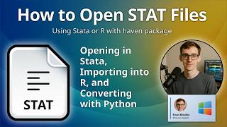 How to Open STAT Files (Stata Dataset)