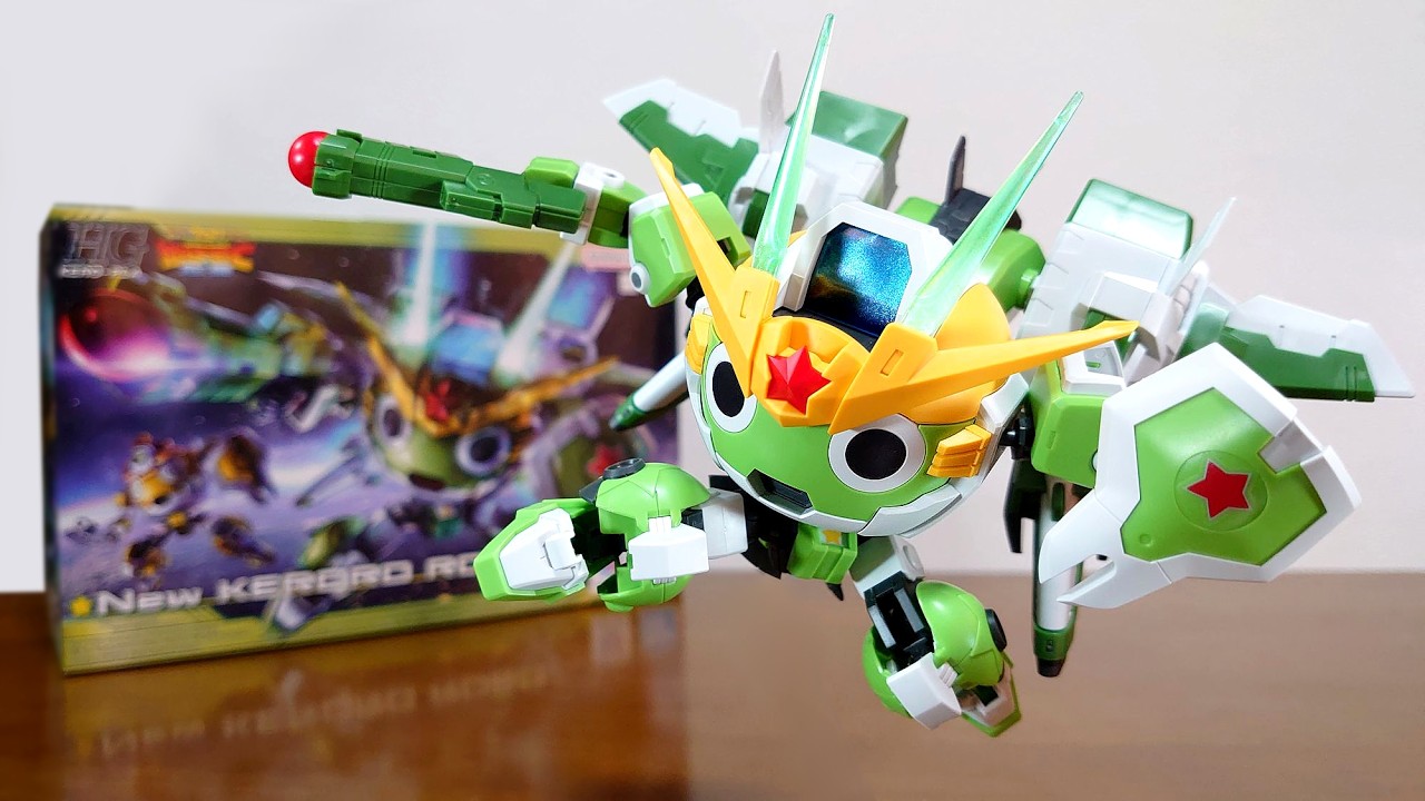 【令和にケロロロボが復活!驚異の可動範囲&過去キットと合体可能!?】HG Newケロロロボ レビュー