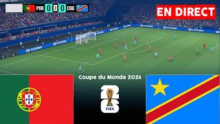 Portugal vs RD Congo - Coupe du Monde 2026 | Match du jour | Simulation PES