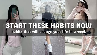 15 easy habits that IMPROVED my life in a WEEK (not clickbait)