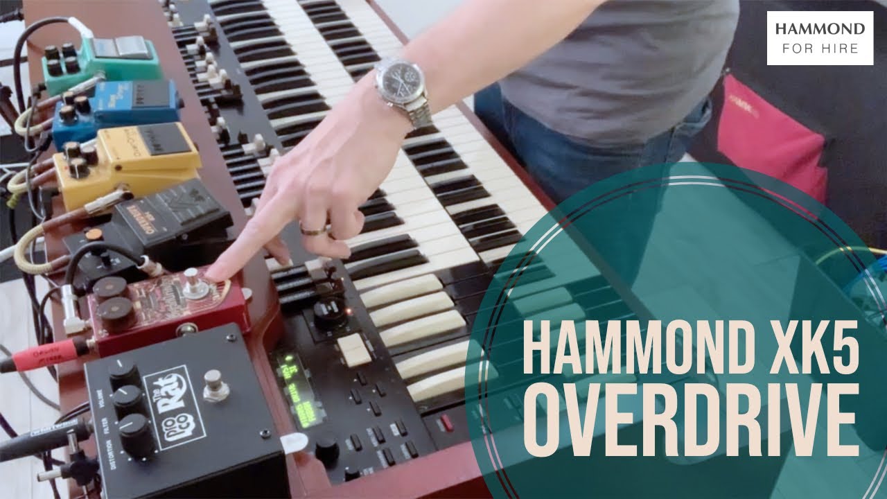 Hammond XK-5 Overdrive - Group pedal test