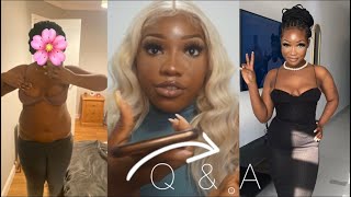 HAIR, MAKE UP &amp; Q&amp;A! + WEIGHT LOSS, BEING SINGLE + MORE