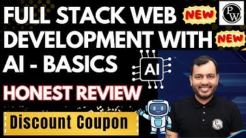 PW Skills Full Stack Developer Course Honest Review 🧐| Web Development |  FREE DISCOUNT COUPON CODE