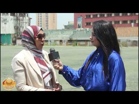 لقائات من داخل نادى ابو الهول ا هالة ابو الحمد