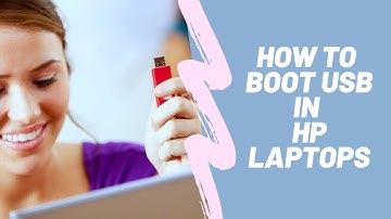 how to boot usb in hp laptop