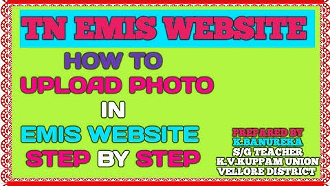 HOW TO UPLOAD PHOTO IN EMIS WEBSITE STEP BY STEP IN EASY|HOW TO RESIZE A PHOTO FOR EMIS|BANUINFOTECH