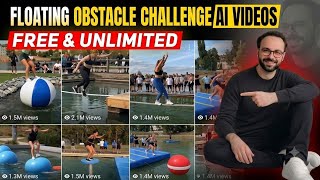 How to Create a Floating Obstacle Challenge AI Video for Free | Step-by-Step Tutorial (2026) screenshot 3