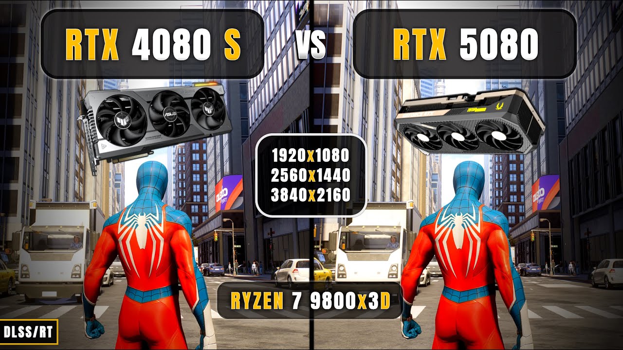 RTX 5080 vs RTX 4080 Super | 1080P, 1440P, 4k, RT + DLSS 4 | Biggest Comparison | R7 9800x3D
