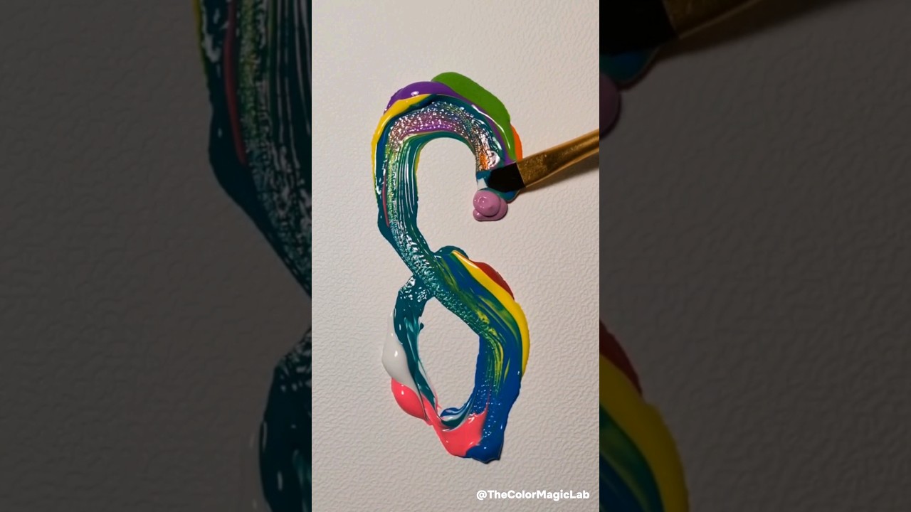 Color Mixing Infinity: A Mesmerizing Journey of Hues! 🌀✨