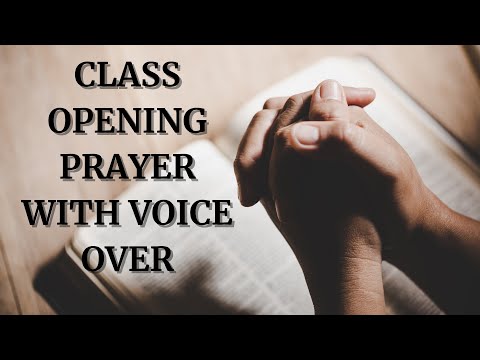 OPENING PRAYER FOR CLASSES