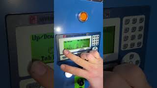 Using the control panel on the 1-GPPW-1520 Pallet Wrapper