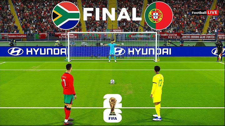 SOUTH AFRICA vs PORTUGAL - Penalty Shootout | Final FIFA World Cup 2026 | Ronaldo vs | PES Gameplay