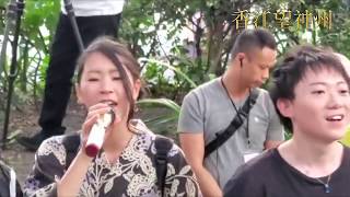 尖沙咀11.2 日本「反送中」第一人、和服模特兒平野鈴現場高唱「榮光」