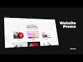 Website design template promotion  after effects template