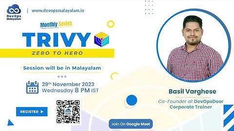 Trivy - Zero to Hero by Basil Varghese | |മലയാളത്തിൽ | DevOps Malayalam |#cloud #devops