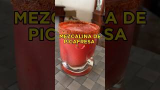 Mezcalina de PICAFRESA 🌶️🍓🍹 #mixología #mezcal #cocteles
