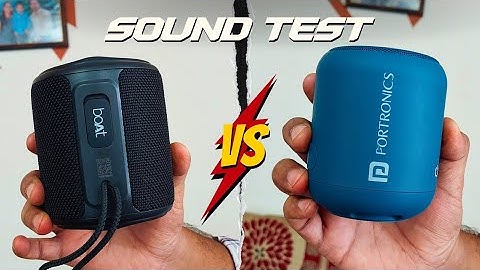 Detailed Sound Test 💥 Boat Stone 350/352 vs Portronics Sounddrum 1 😲 10W Speaker