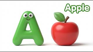ABC Phonics Song For Kids &amp; Babies | Toddlers Learning Video Song | A is For Apple